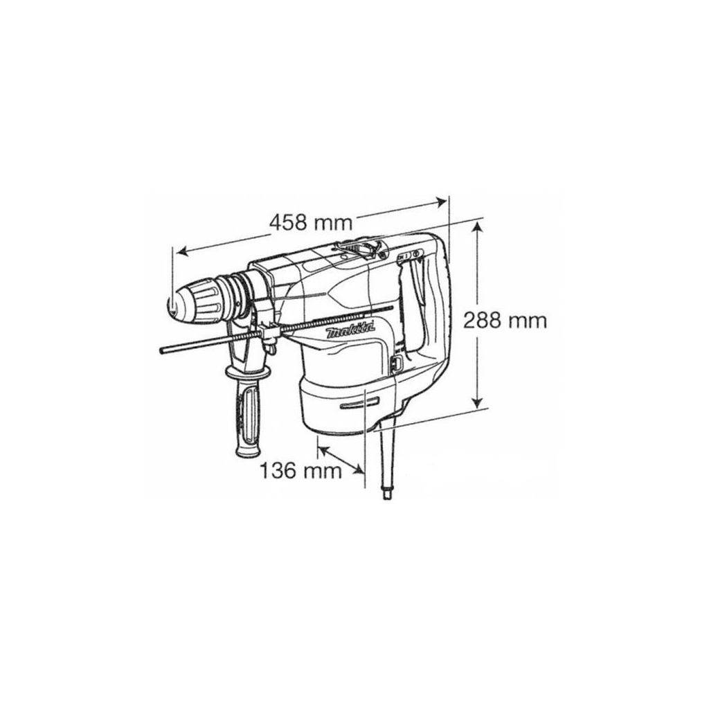 Перфоратор Makita HR4511C SDS-MAX (HR4511C)