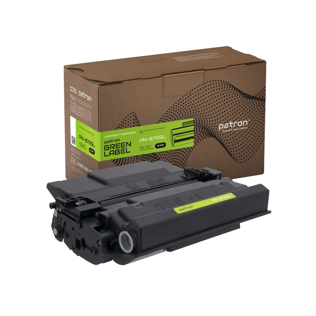 Картридж Patron HP 87X (CF287X) Green Label (PN-87XGL) Картридж Patron HP 87X (CF287X) Green Label (PN-87XGL)