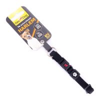 Animal collar GimDog Harlem nylon 46-66 cm/25 mm black (8009632058696)