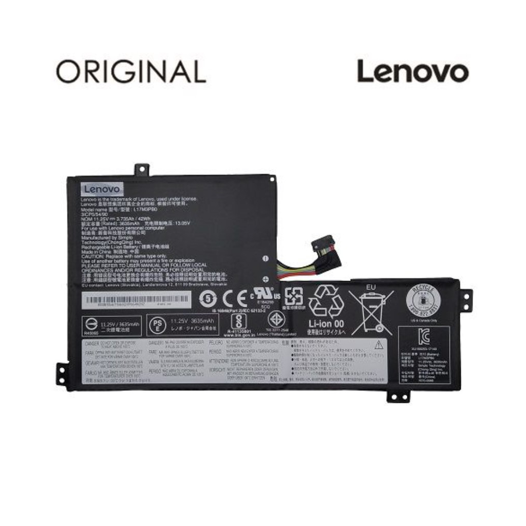 Акумулятор до ноутбука Lenovo 100e Chromebook (L17M3PB0) 11.25V 3895mAh (NB481316) Акумулятор до ноутбука Lenovo 100e Chromebook (L17M3PB0) 11.25V 3895mAh (NB481316)