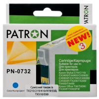 Картридж Patron Epson T0732/T1032/T1052 13 мл, Cyan (PN-0732)
