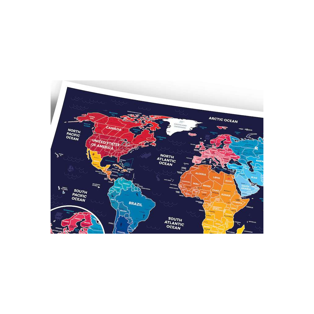 Скретч карта 1DEA.me Travel Map Holiday World (13022)