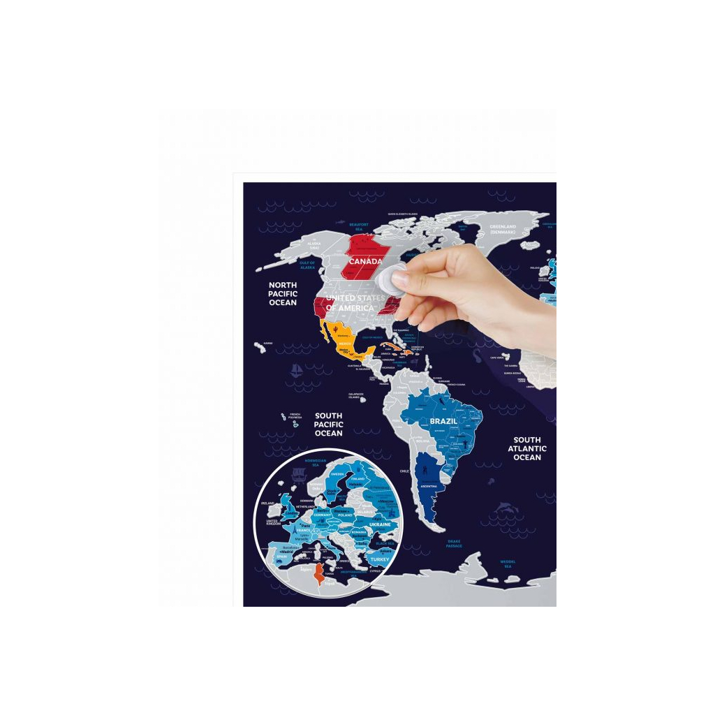 Скретч карта 1DEA.me Travel Map Holiday World (13022)