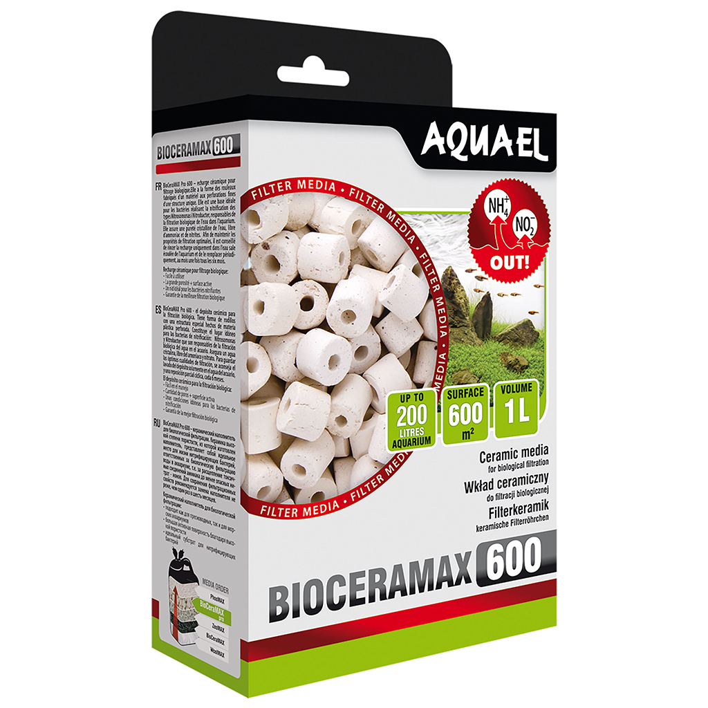 Наповнювач для акваріумного фільтра AquaEl BioCera MAX Pro 600 1 л (5905546053952)