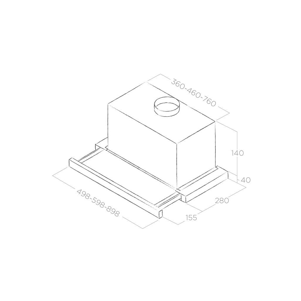 Витяжка кухонна Elica ELITE 14 PLUS BL/A/60 Витяжка кухонна Elica ELITE 14 PLUS BL/A/60