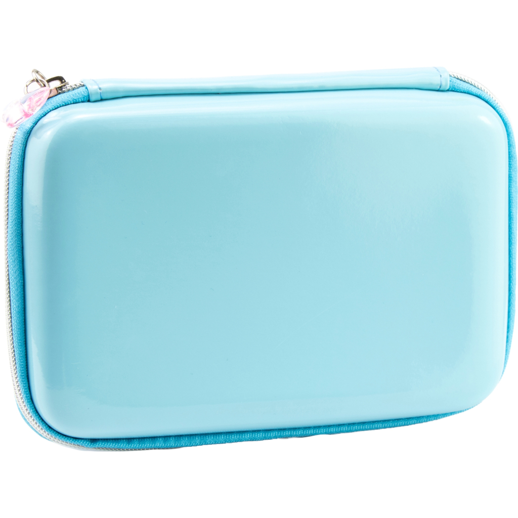 Пенал Cool For School подвійний з ефектом акваріума 1 відділення Блакитний (QT-5703-Blue)