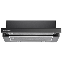 Kitchen hood GRANADO Telde 603-700 black (GCH26311)
