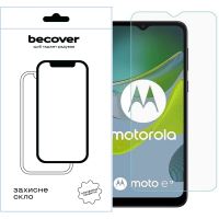 Скло захисне BeCover Motorola Moto E13 3D Crystal Clear Glass (709248)