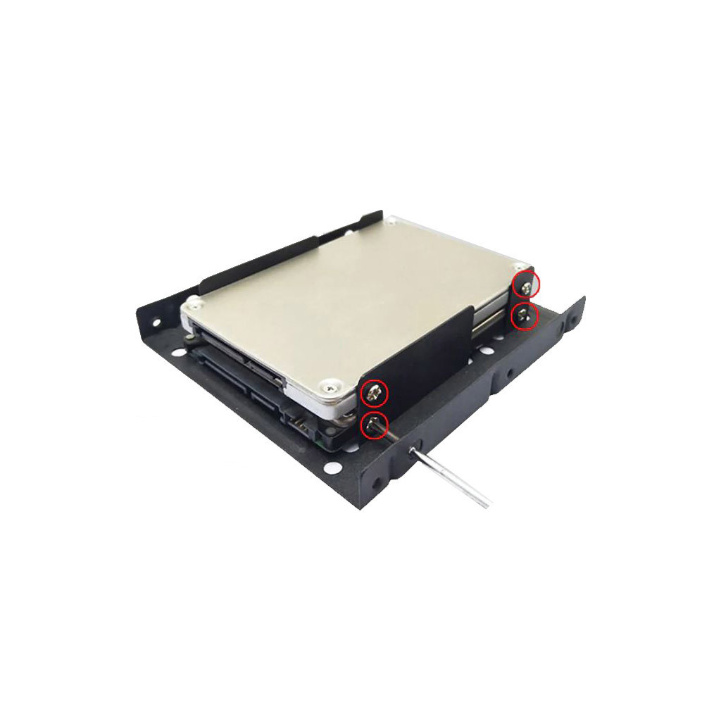 Фрейм-перехідник Maiwo 2x2.5" HDD/SSD 3.5" (K11)