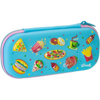Пенал Cool For School 1 відділення з органайзером блакитний (QT-5670-Blue)