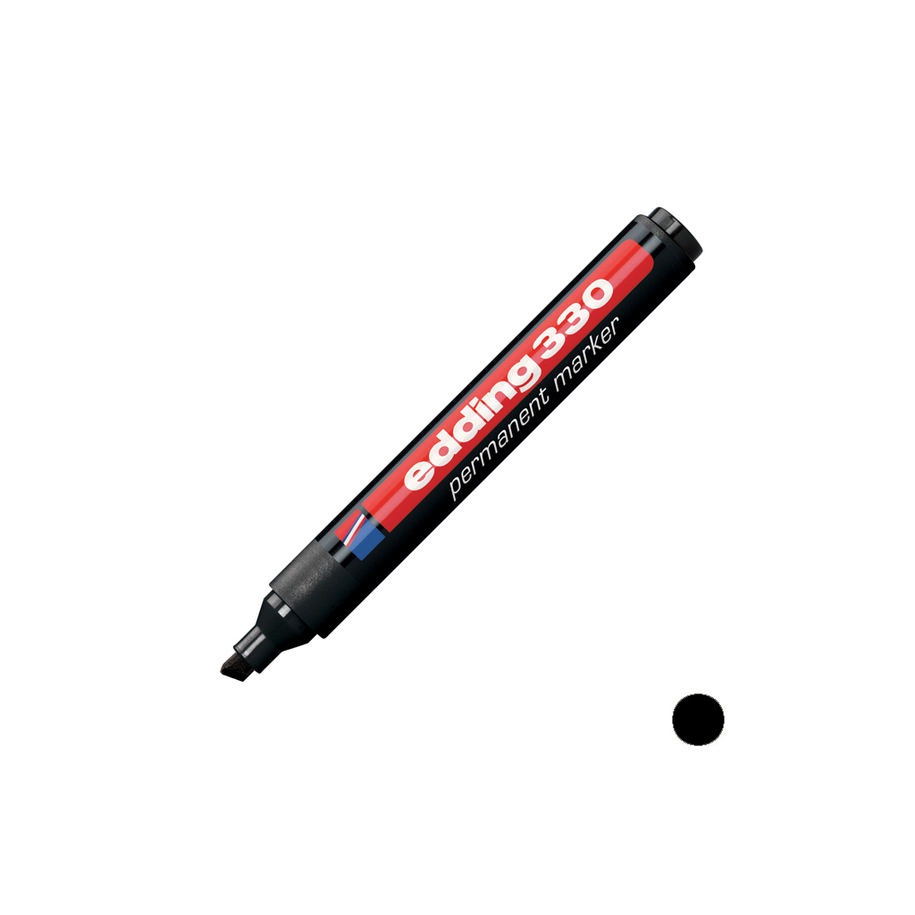 Маркер Edding перманентний Permanent 1-5 мм Чорний (e-330/01) Маркер Edding перманентний Permanent 1-5 мм Чорний (e-330/01)