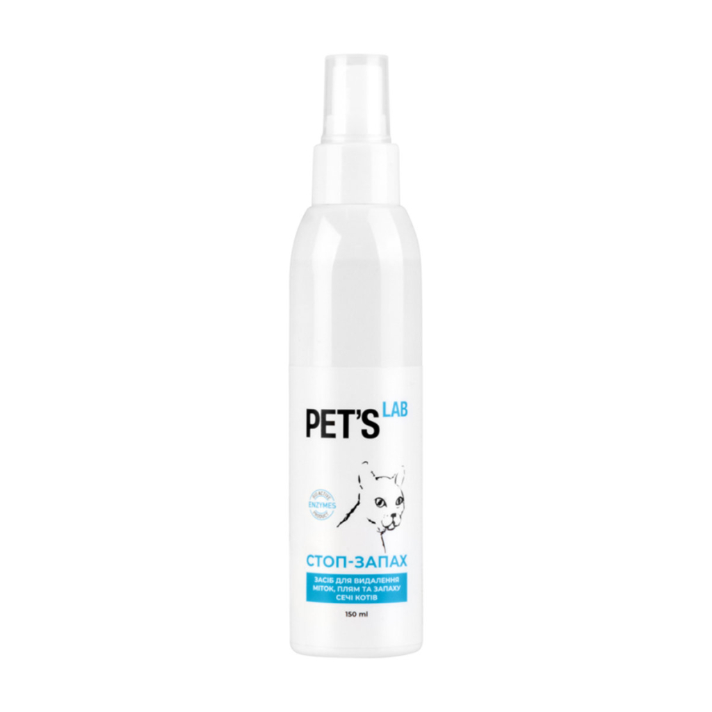 Спрей для тварин Pet's Lab Стоп-запах від життєдіяльності котів 150 мл (9750)