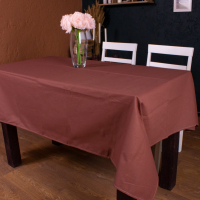 Tablecloth MirSon Mat No. 205 Chocolate 130x260 cm (2200006737926)