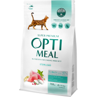 Dry cat food Optimeal for spayed/neutered turkey and oats 700 g (4820215369633)
