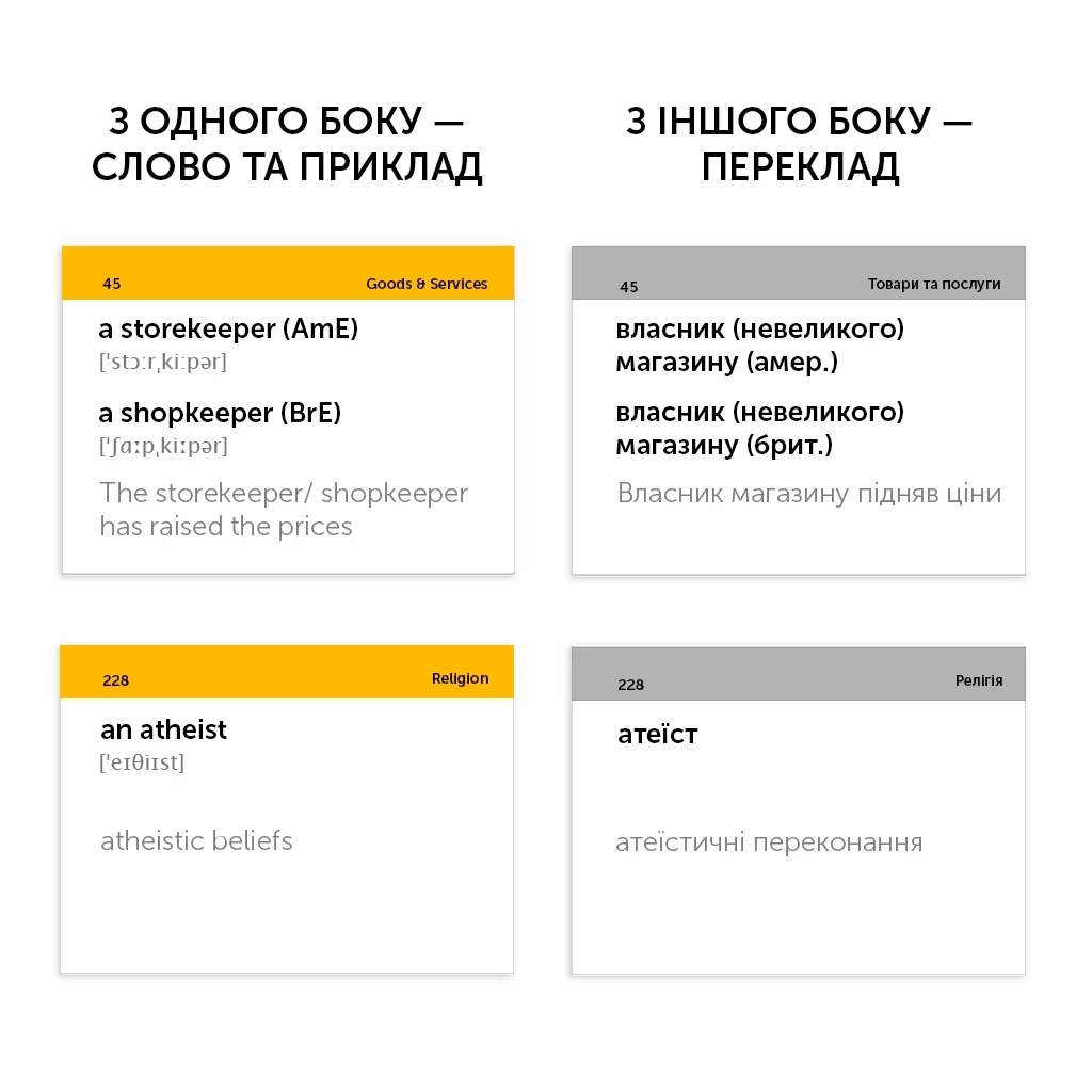 Навчальний набір English Student Картки для вивчення англійської мови Upper-Intermediate B2.1, українська (39122608)