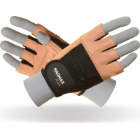 Рукавички для фітнесу MadMax MFG-444 Fitness Brown S (MFG-444-Brown_S)