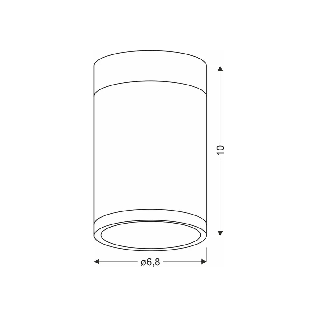 Світильник точковий Candellux 2284262 TUBA (2284262)