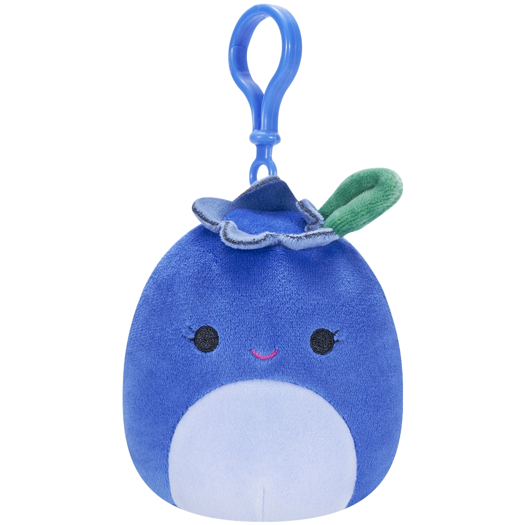 М'яка іграшка Squishmallows на кліпсі – Чорниця Блубі 9 см (SQCP00147)