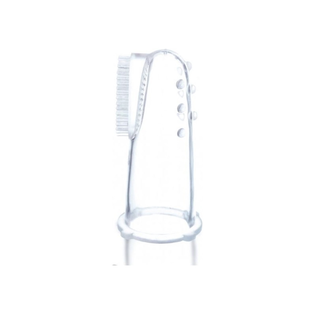 Дитяча зубна щітка Akuku силіконова, масажер для ясен (A0393)