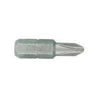 KING TONY 1/4" PH No. 2 Screwdriver Bit, 25mm Length (102512P)