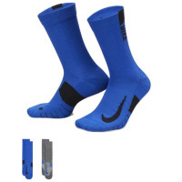 Socks Nike U NK MLTPLIER CRW 2PR - 144 SX7557-937 38-42 2 pairs Blue/Grey (196153841369)