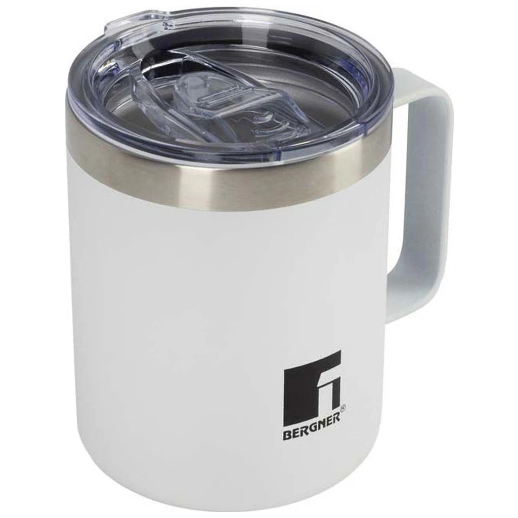 Термокружка Bergner Coffee & tea lovers 350 мл White (BG-37788-WH) Термокружка Bergner Coffee & tea lovers 350 мл White (BG-37788-WH)