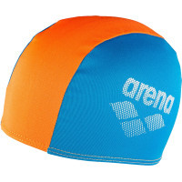 Шапка для плавання Arena Polyester II JR 002468-730 блакитний, помаранчеви (3468336218143)