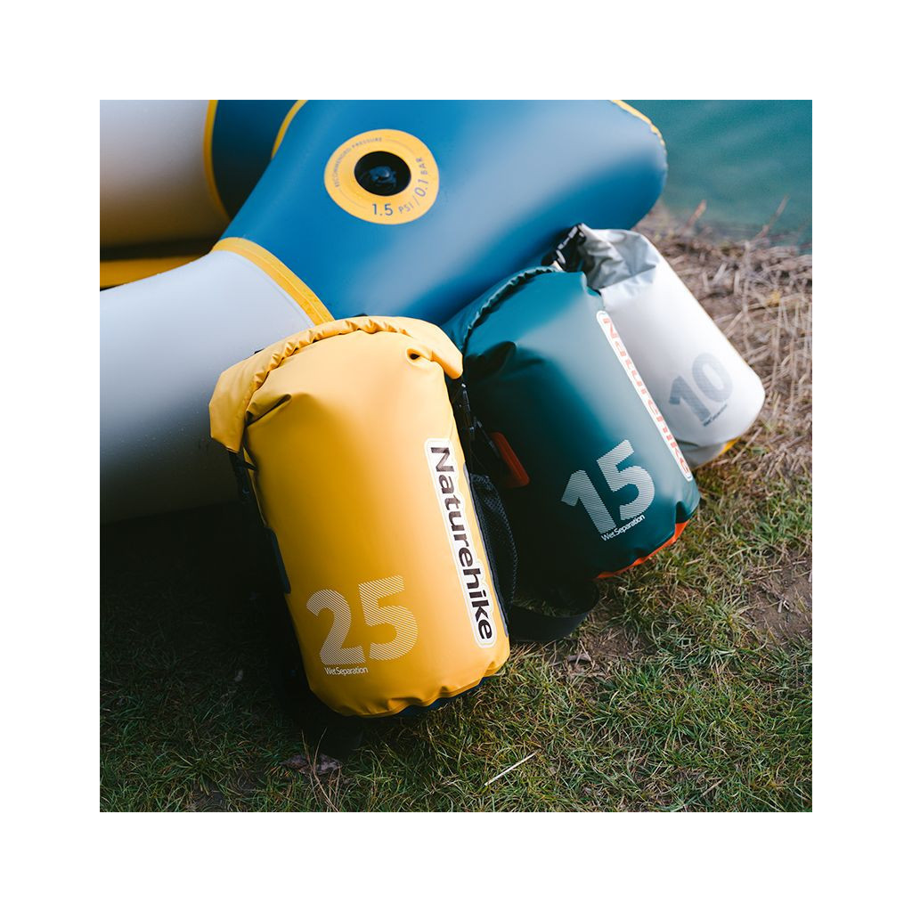 Гермомішок Naturehike CNK2300BS017 15 л жовтий (6976023925320)