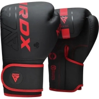 Боксерські рукавички RDX F6 Kara Matte Red 12 унцій (BGR-F6MR-12OZ)