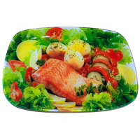 Dish Interos 34.5 x 23.5 cm Fish 81949 (IT-S445014/Т315)