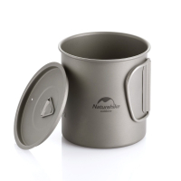 Travel cup Naturehike NH20CJ005 titanium with handle 300 ml (6927595745779)