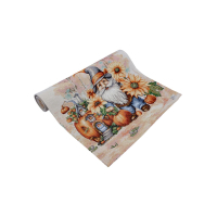 Table runner Provence tapestry Pumpkin gnomes 40x140 (036202)