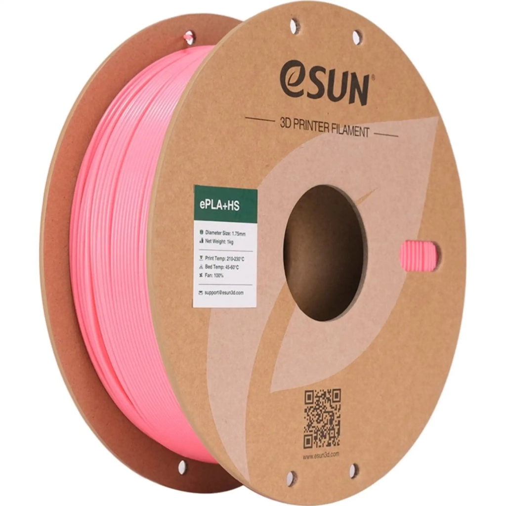 Пластик для 3D-принтера eSUN ePLA+HS, 1,75мм, 1кг, pink (EPLA+HS-P175P1) Пластик для 3D-принтера eSUN ePLA+HS, 1,75мм, 1кг, pink (EPLA+HS-P175P1)