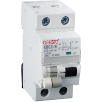 Differential circuit breaker ONESTO 1p+N, 32A, 100A, type AC, RCBO (KRC2-N)