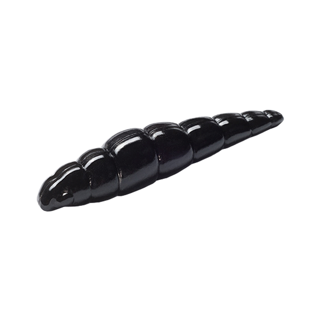 Силікон рибальський FishUP Yochu 1.7" 101 - Black, cheese taste (8шт/уп) (1864.00.31)