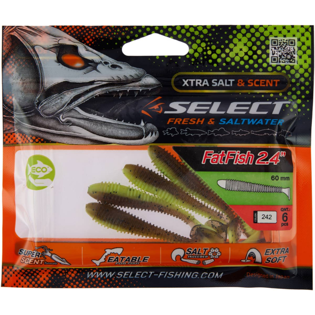 Силікон рибальський Select FatFish 2.4" 242 (6 шт/уп) (1870.71.38)
