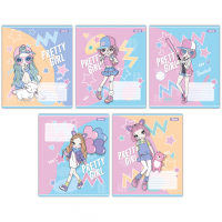 Notebook September 1 Pretty girl A5 12 sheets lined (767221)