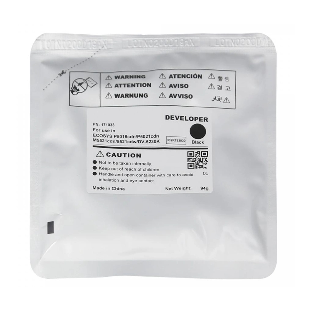 Девелопер Kyocera Ecosys P5021, DV-5230K 94г, black, 302R793030 CET (CET171033)