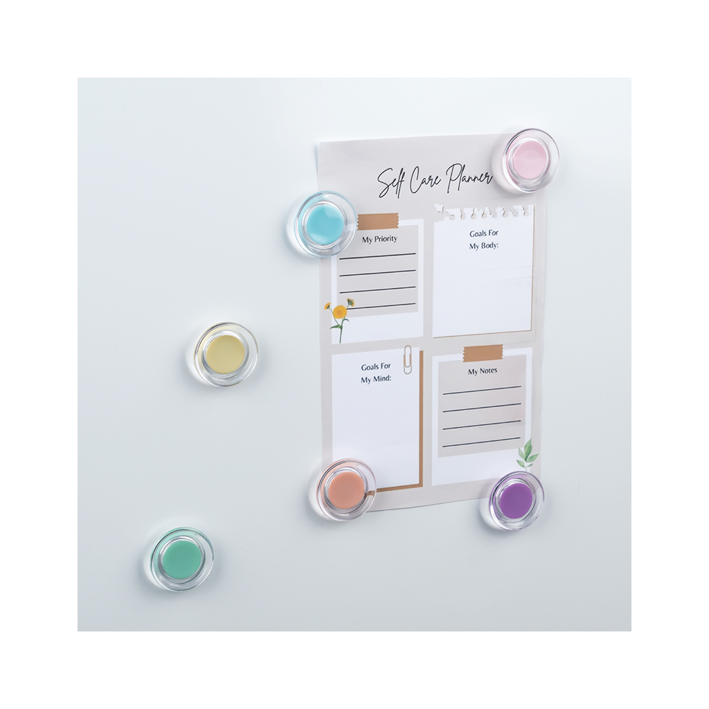 Магніт Axent 30 мм, 6 шт, Pastelini (9829-А)