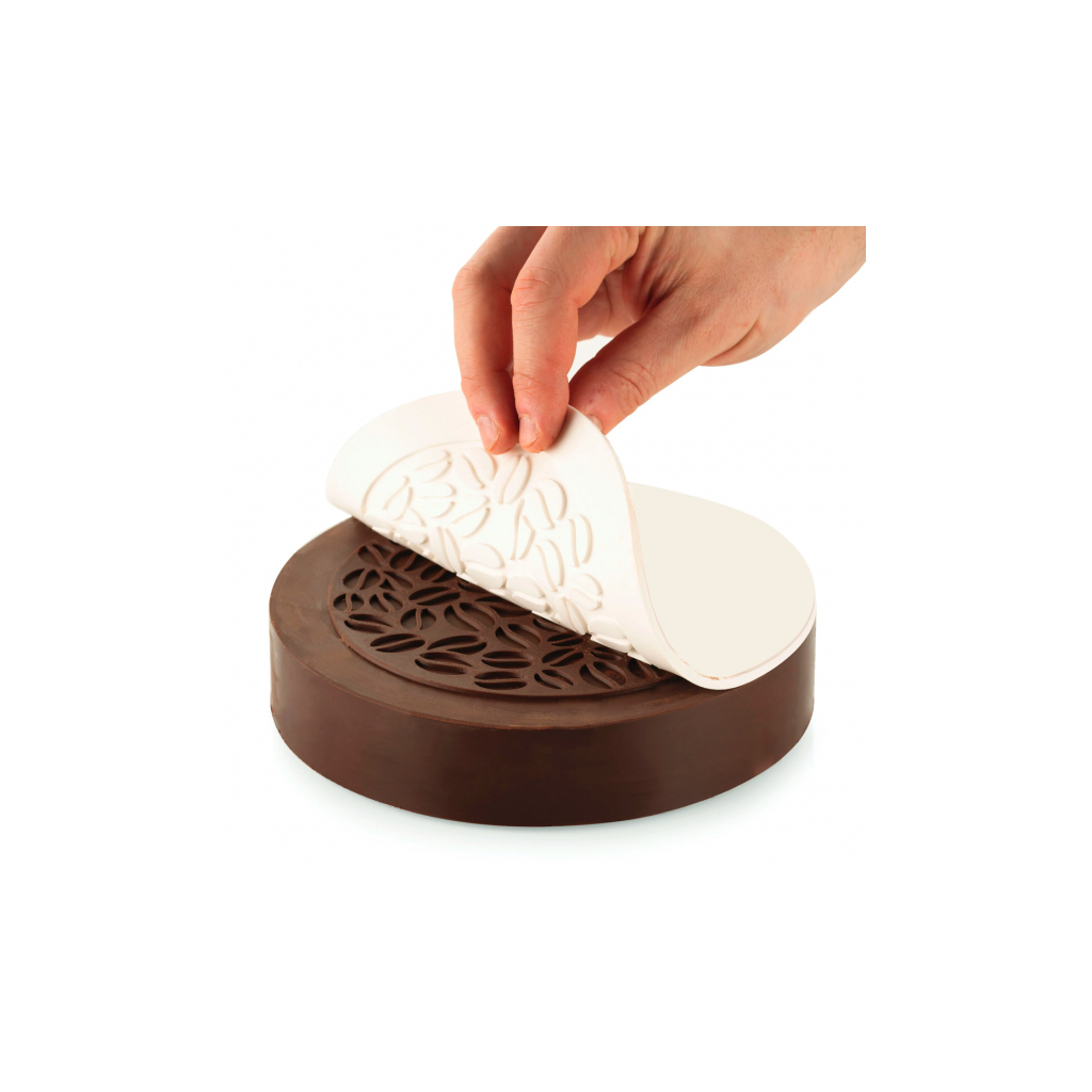 Кондитерський килимок Silikomart для декорування Чізкейк d 180 мм, h 1,5 мм (CHEESECAKE DECOR)