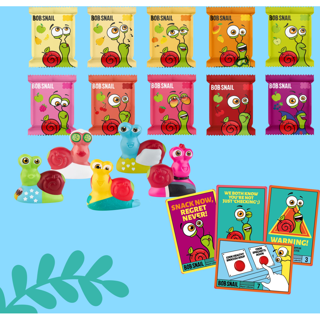 Цукерка Bob Snail Адвент-календар Диско з іграшками та стікерами 97 г (4820219347040)