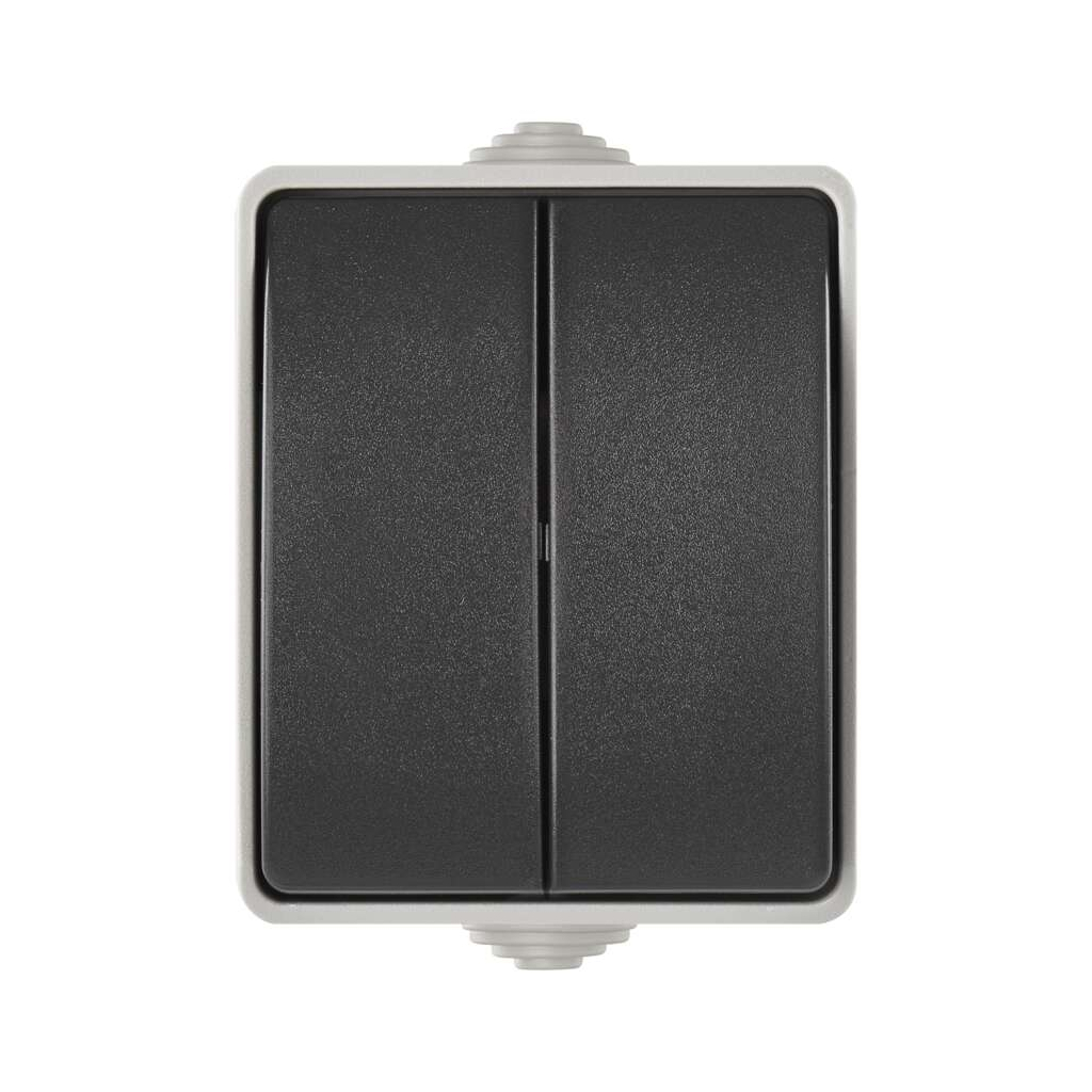 Вимикач EMOS C.5 IP54 подвійний (A1398.1) Вимикач EMOS C.5 IP54 подвійний (A1398.1)