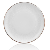 Plate By Bone series "Grace" round 21 cm (GRE-ZT-21-DZ)