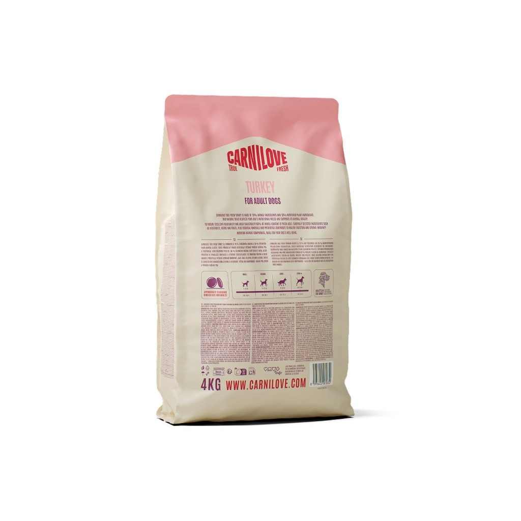 Сухий корм для собак Carnilove True Fresh Turkey 4 кг (8595602581832) Сухий корм для собак Carnilove True Fresh Turkey 4 кг (8595602581832)