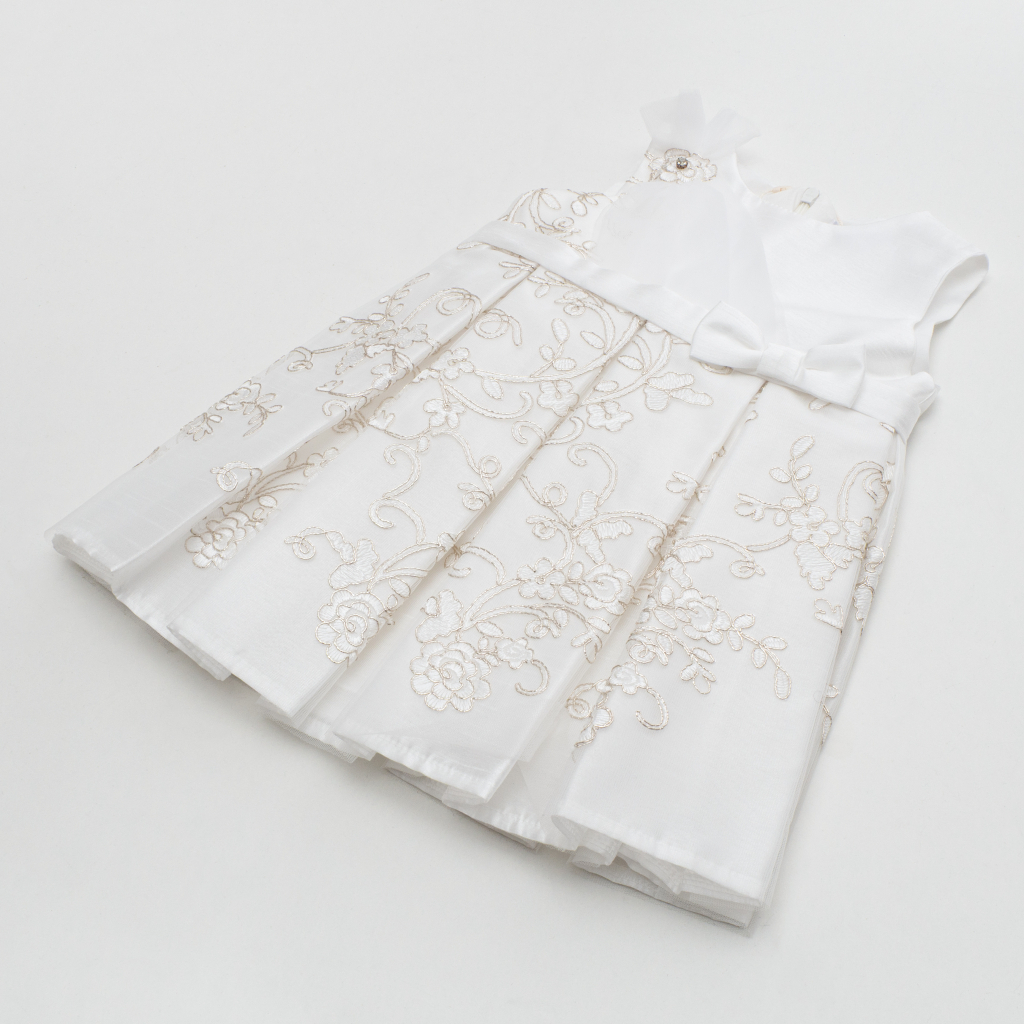 Плаття дитяче Bibaby святкове (76028-80G-cream) Плаття дитяче Bibaby святкове (76028-80G-cream)