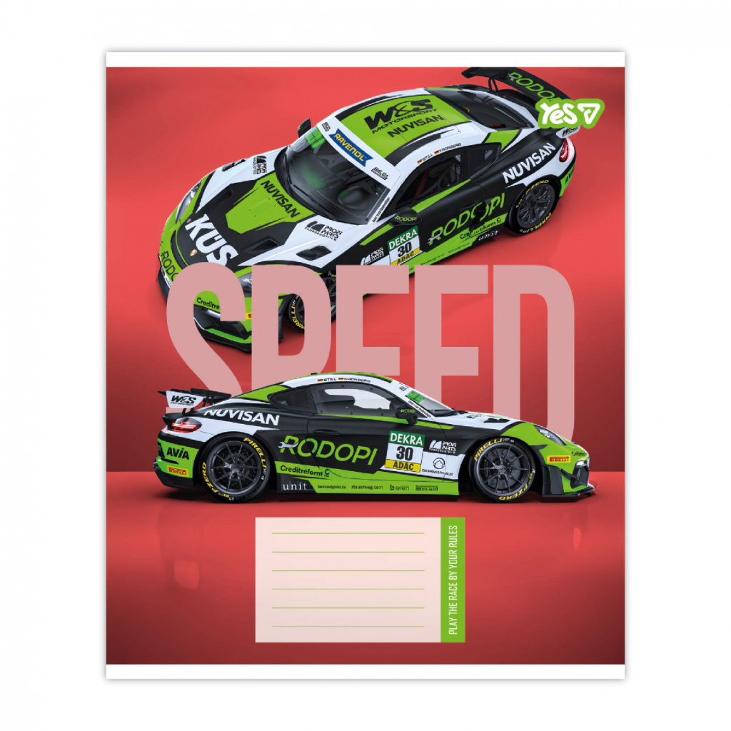 Зошит Yes Speed А5 18 аркушів лінія (768723)