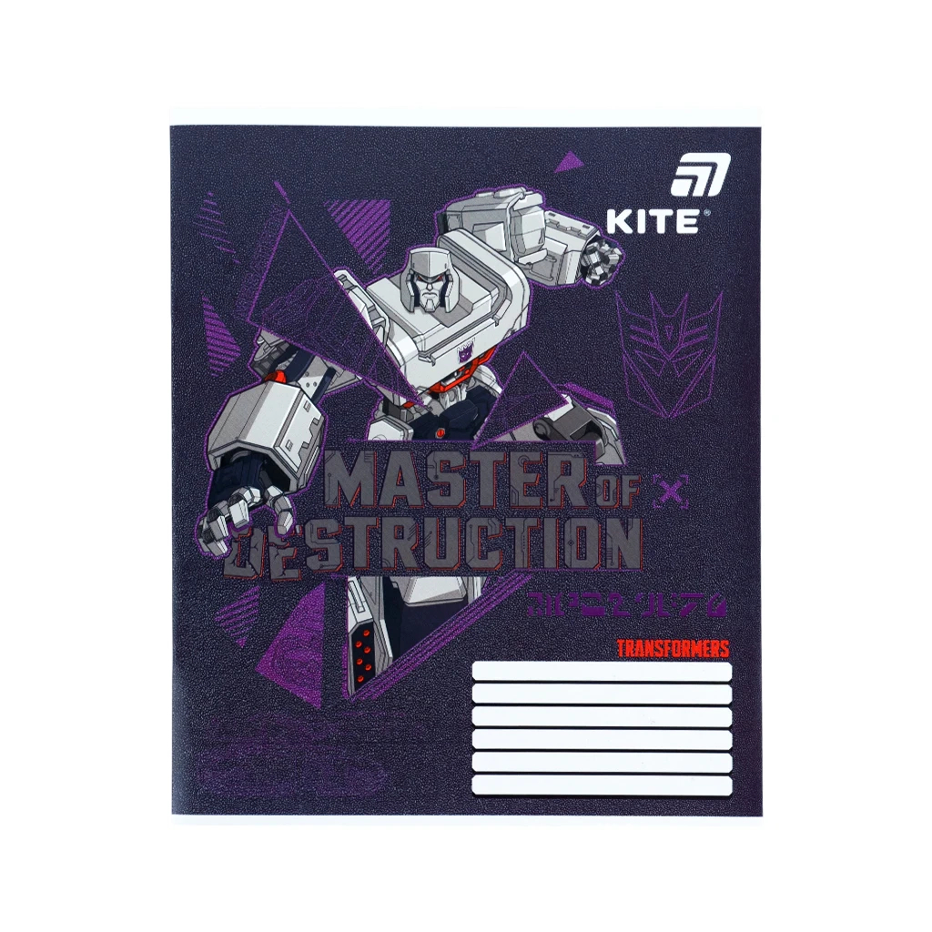 Зошит Kite Transformers, 12 аркушів, коса лінія (TF26-235) Зошит Kite Transformers, 12 аркушів, коса лінія (TF26-235)