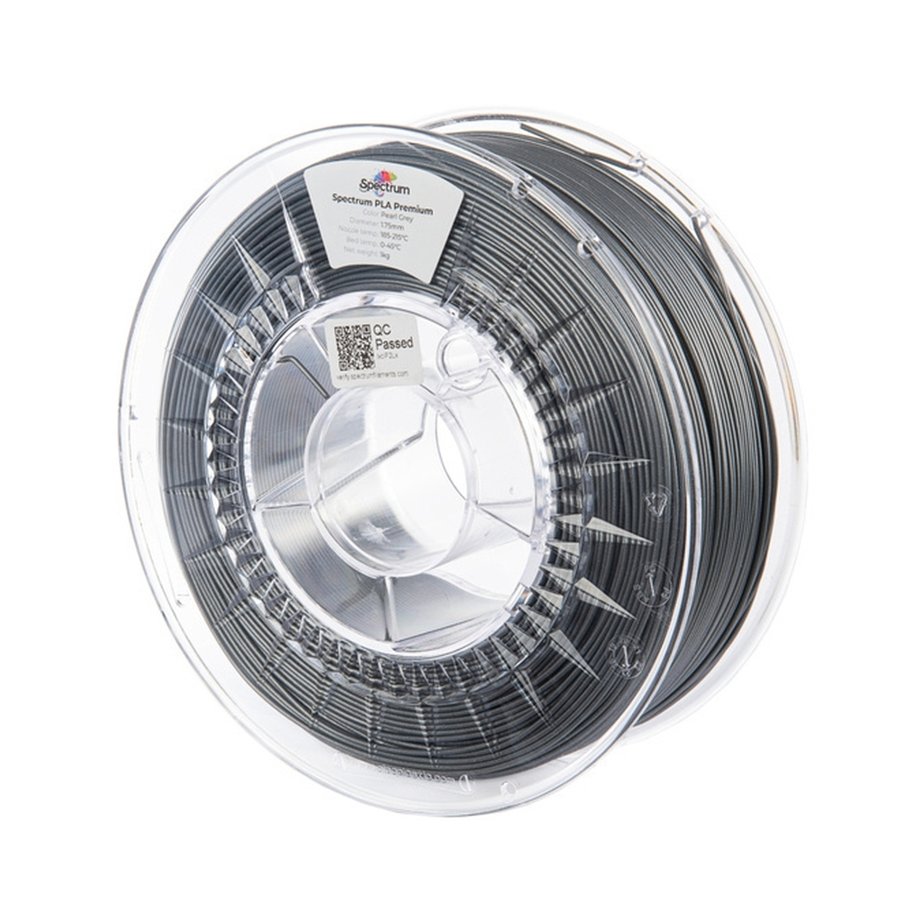 Пластик для 3D-принтера Spectrum PLA Premium 1.75mm 1kg, Grey, Pearl (80851)