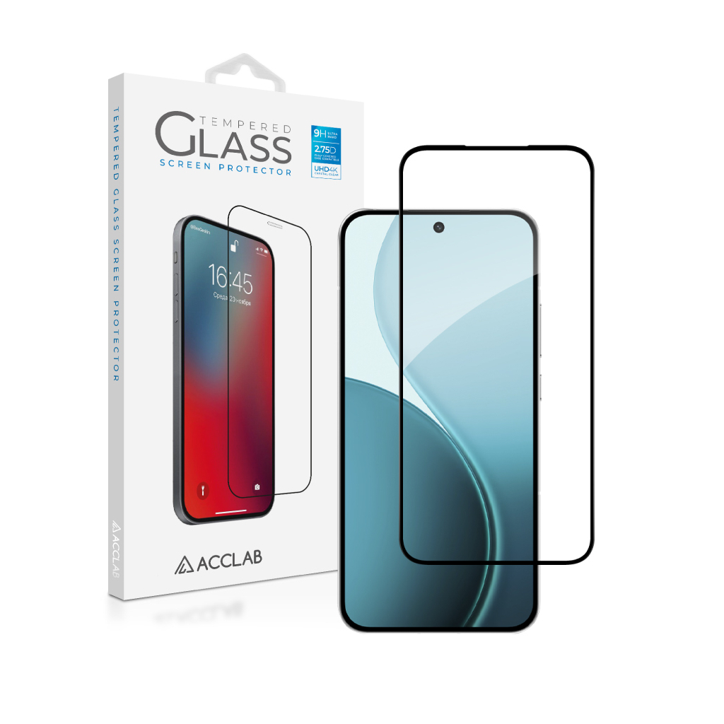 Скло захисне ACCLAB 9H OPPO Reno 15 F / Reno 15 / Reno 15 FS / A6 Pro Black (1283126638459) Скло захисне ACCLAB 9H OPPO Reno 15 F / Reno 15 / Reno 15 FS / A6 Pro Black (1283126638459)