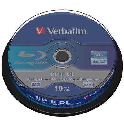 Диск BD Verbatim DL 50Gb 6x Cacke 10шт (43746) Диск BD Verbatim DL 50Gb 6x Cacke 10шт (43746)
